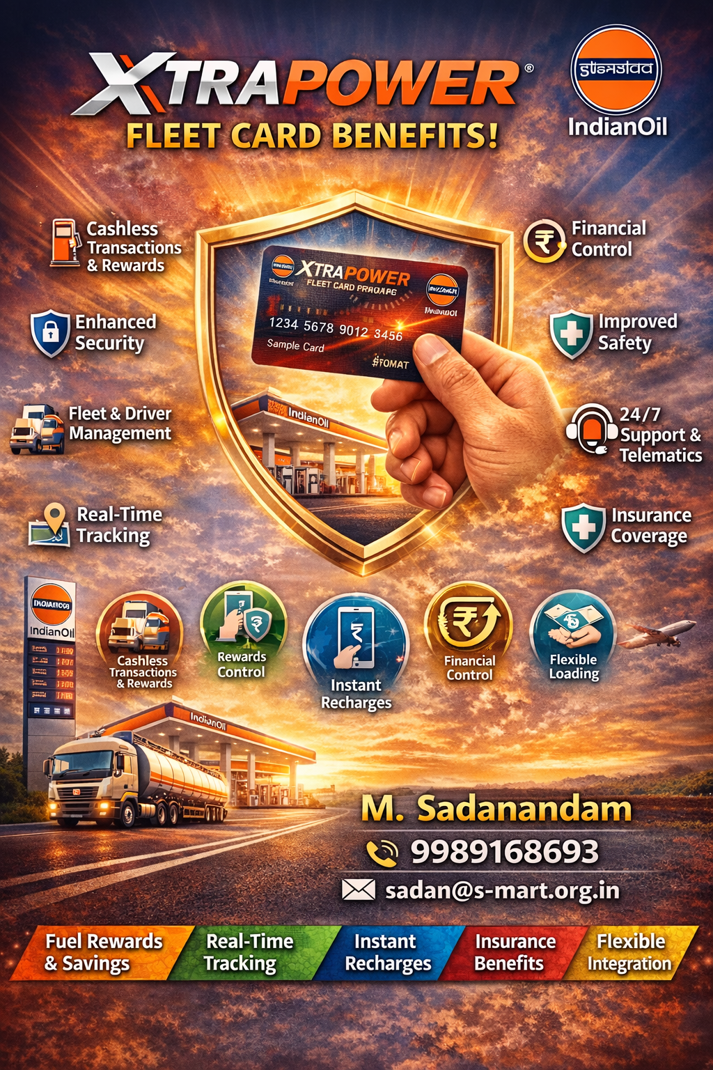 IOCL extra power fleet card
